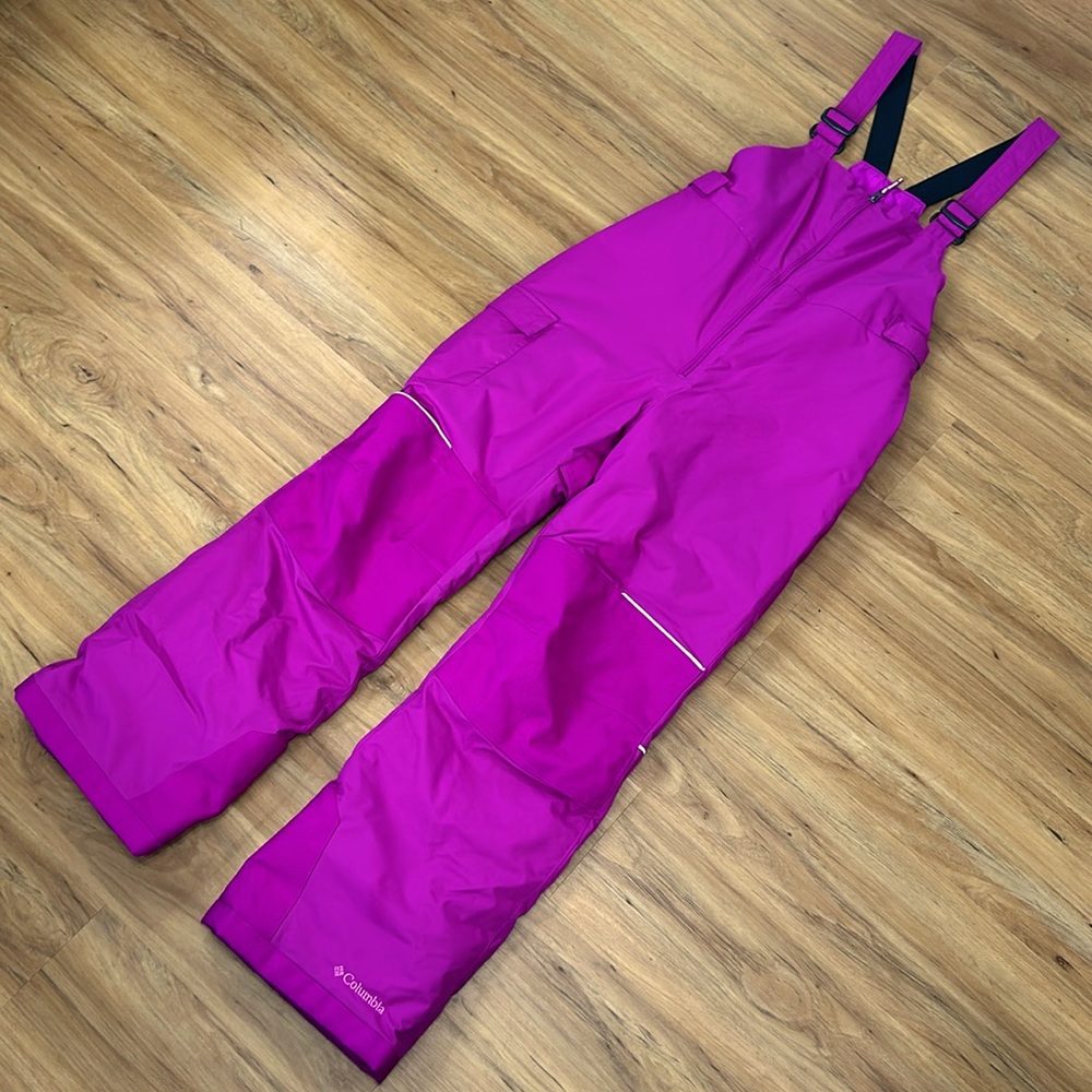Columbia - Overol unisex juvenil Snow pants and Ski pants - Pink - L (14-15)
